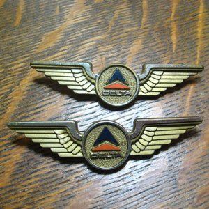 Delta Air Lines Junior Pilot Stewardess Wings (2)